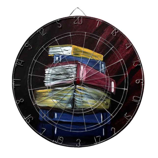 Cible De Fléchettes Livres De Connaissances (Devant)