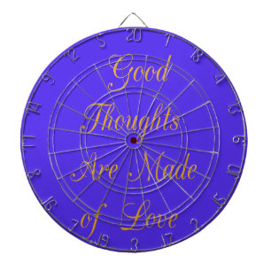 Cible De Fléchettes Love Create Your Own Good Thoughts