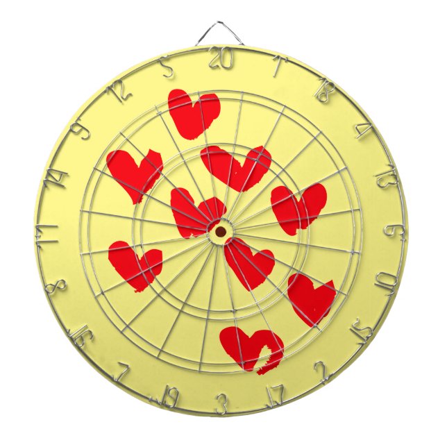 Cible De Fléchettes Love Heart Dartboard (Devant)
