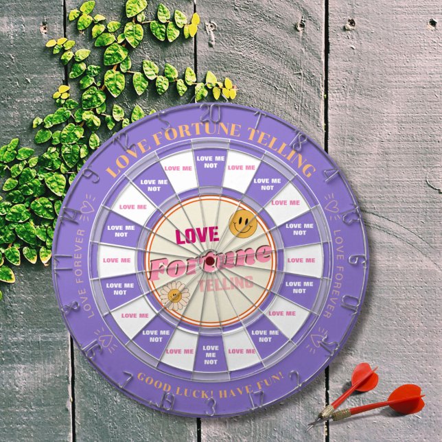 Cible De Fléchettes "Love Me, Love Me Not" Fortune Telling Dartboard (Love Fortune Telling Board is also a dartboard, it is multi-functional.)