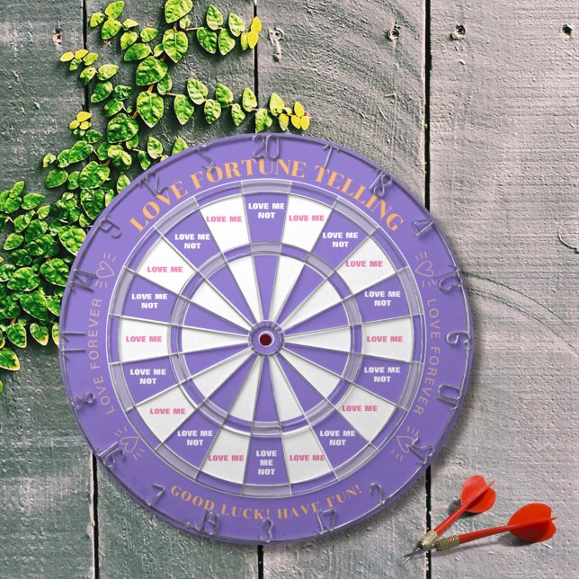 Cible De Fléchettes "Love Me, Love Me Not" Fortune Telling Dartboard (Love Fortune Telling Board is also a dartboard, it is multi-functional.)