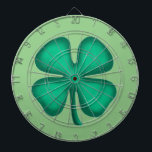 Cible De Fléchettes Lucky 4 Leaf Irish Clover green darboard<br><div class="desc">Lucky 4 Leaf Irish Clover dartboards sont une excellente façon de montrer "your Irish" et dartboards pour les joueurs de fléchettes le jour de la Saint Patrick ou n'importe quel jour. Lucky 4 Leaf Irish Clover est l'art original Steamy Raimon et a 1st 4 feuilles de trèfle design à vendre...</div>