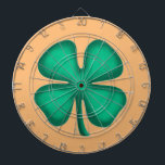 Cible De Fléchettes Lucky 4 Leaf Irish Clover tan darboard<br><div class="desc">Lucky 4 Leaf Irish Clover dartboards sont une excellente façon de montrer "your Irish" et dartboards pour les joueurs de fléchettes le jour de la Saint Patrick ou n'importe quel jour. Lucky 4 Leaf Irish Clover est l'art original Steamy Raimon et a 1st 4 feuilles de trèfle design à vendre...</div>