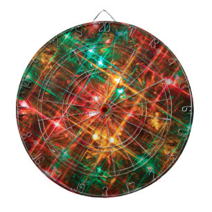 Cible De Fléchettes lumières des arbres de noël