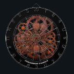 Cible De Fléchettes Machines du 19e siècle à engrenages à rouille de v<br><div class="desc">Steampunk life rousty gears sombre grunge dart jeu board avec une image de l'époque victorienne sur un arrière - plan noir. Steampunk inspiré du XIXe siècle de machines à vapeur et de science-fiction imaginaire. Vous pouvez modifier le texte du nom en utilisant la fonction "personnaliser ce modèle". Gears Photo de...</div>