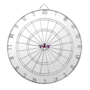 Cible De Fléchettes Magenta rouge décoratif