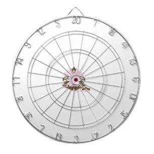 Cible De Fléchettes Magenta-Rouge, orange jaunâtre