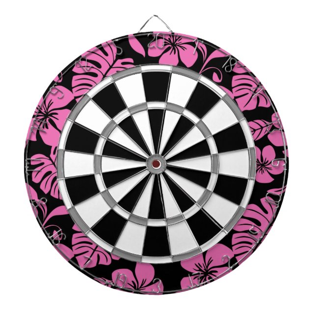 CIBLE DE FLÉCHETTES MAILLOT DE BAIN ROSE (NOIR/ROSE) (Devant)