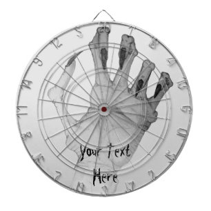 Cible De Fléchettes Main noueuse horrible effrayante de monstre