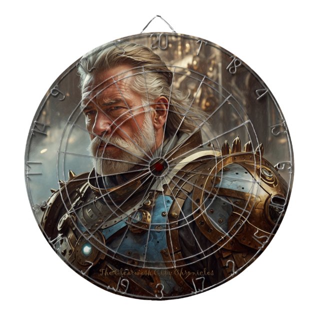 Cible De Fléchettes Majestic Regal Steampunk King Darboard (Devant)