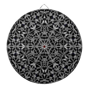 Cible De Fléchettes Mandala industriel