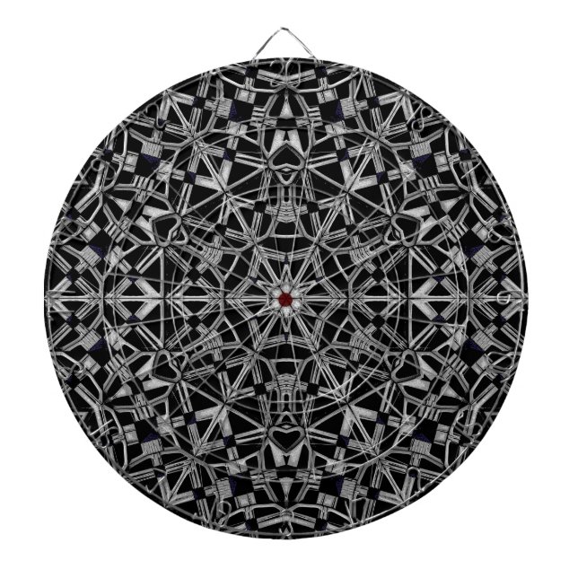 Cible De Fléchettes Mandala industriel  (Devant)