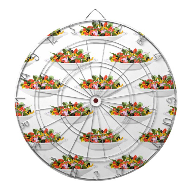 Cible De Fléchettes Mangez plus de plantes frais motivation salade let (Devant)