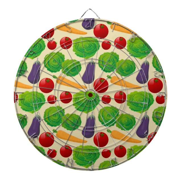 Cible De Fléchettes Mangez vos légumes (Devant)