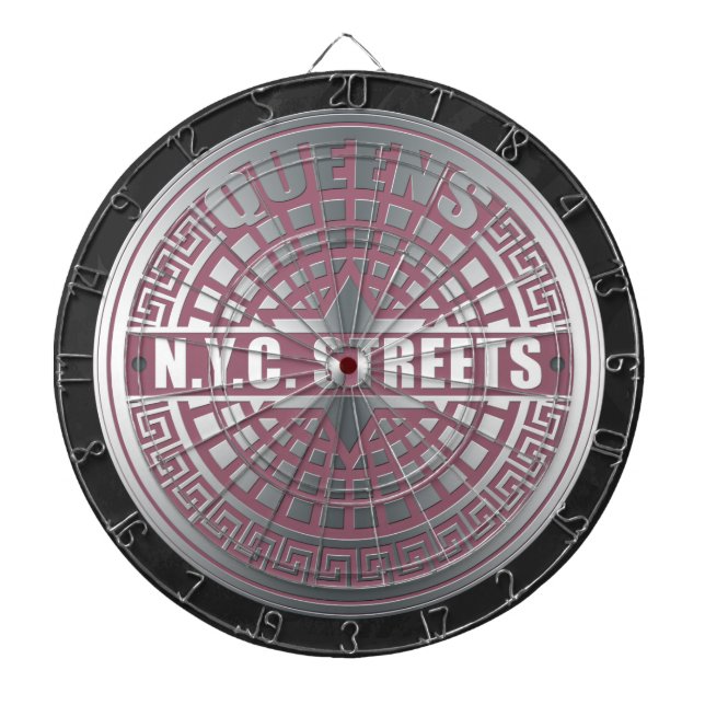 Cible De Fléchettes Manhole Covers Queens (Devant)