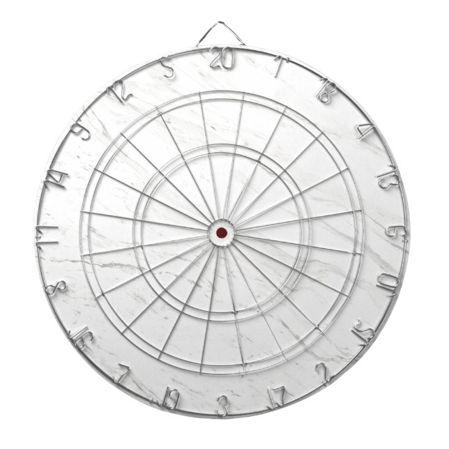 Cible De Fléchettes Marbre blanc (Devant)