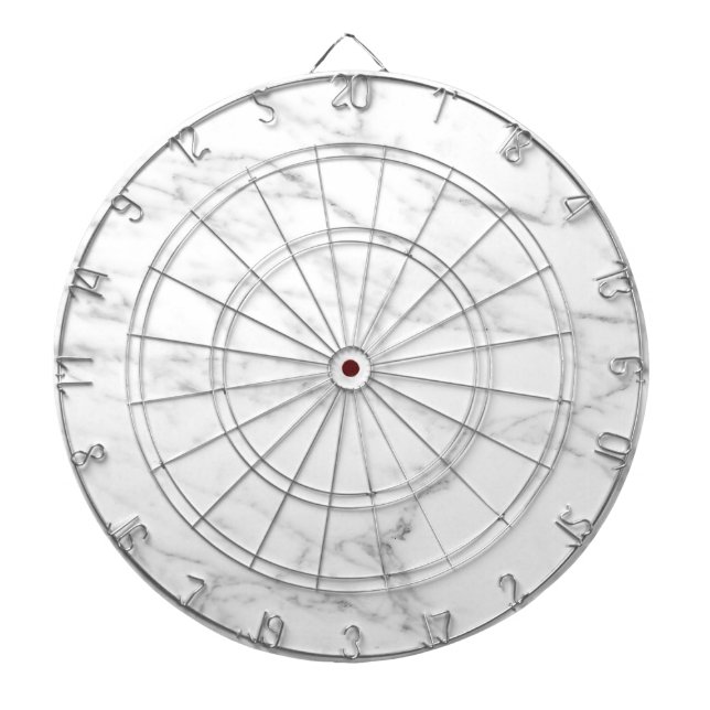 Cible De Fléchettes Marbre blanc pierre imprimé tableau de bord person (Devant)