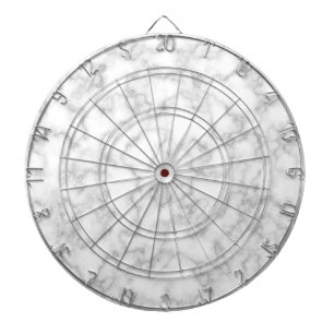 Cible De Fléchettes Marbre Motif gris blanc marbré Pierre Arrière - pl