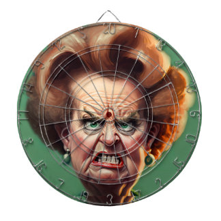 Cible De Fléchettes Margaret Thatcher Dartboard
