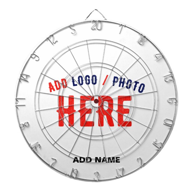CIBLE DE FLÉCHETTES MARQUE BLANCHE MODERNE ET PERSONNALISABLE VÉRIFIÉE (Devant)