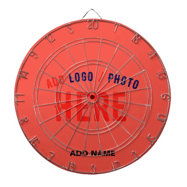 CIBLE DE FLÉCHETTES MARQUE VÉRIFIÉE DE L'ORANGE ROUGE MODERNE ET ÉLÉGA (Devant)