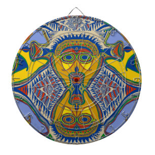 Cible De Fléchettes Masque tribal chamanique