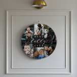 Cible De Fléchettes Meilleur papa jamais | Fête des pères 6 Collage ph<br><div class="desc">Célébrez votre père avec notre tableau de nuit de collection de photos du meilleur papa. Parfait pour la Fête des Pères ou toute occasion spéciale, ce tableau de bord personnalisé présente un collage de 6 photos pour présenter vos souvenirs de famille préférés. L'expression "Best Daddy Ever" est stylisée dans un...</div>