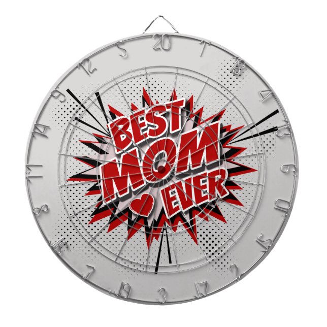 Cible De Fléchettes Meilleure maman jamais (Devant)