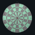 Cible De Fléchettes Menthe et gris<br><div class="desc">Cible de flechettes en bon état et grise</div>