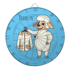 Cible De Fléchettes Mignonne brebis avec blouson