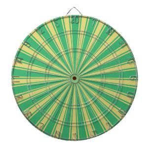 Cible De Fléchettes Mint Funky Sun Rays Retro Bandes