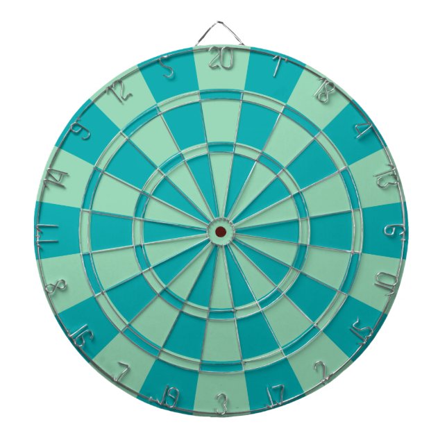 Cible De Fléchettes Mint Green And Teal (Devant)