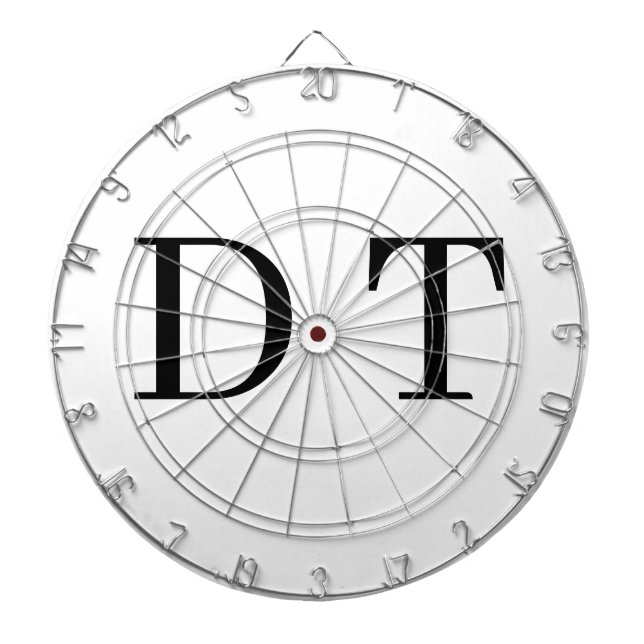 Cible De Fléchettes Miroir en platine gravé – Luxe ultra-propre (Devant)