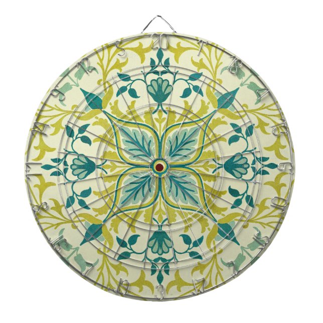 Cible De Fléchettes Modèle de plafond vert citron sans couture de Will (Devant)