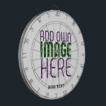 CIBLE DE FLÉCHETTES MODÈLE DE TEXTE D'IMAGE BLANCHE SIMPLE MODERNE<br><div class="desc">IL S'AGIT D'UNE CONCEPTION ADAPTÉE AUX CLIENTS.VOUS POUVEZ CHANGER,  REdimensionner OU AJOUTER LOGO,  PHOTO,  TEXTE ET COULEURS COMME VOUS VOULEZ.MERCI.</div>