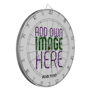 CIBLE DE FLÉCHETTES MODÈLE DE TEXTE D'IMAGE BLANCHE SIMPLE MODERNE