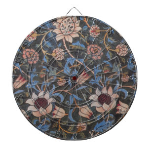 Cible De Fléchettes Modèle William Morris Evenlode : Vintage Moody
