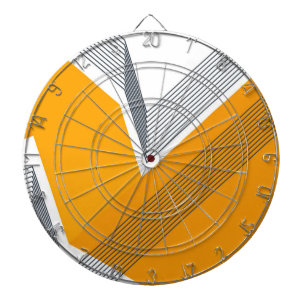 Cible De Fléchettes Moderne, cool, tendance, urbain, art géométrique s