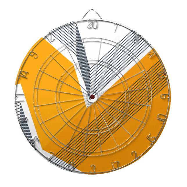 Cible De Fléchettes Moderne, cool, tendance, urbain, art géométrique s (Devant)