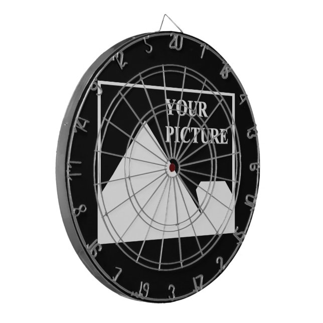 Cible De Fléchettes Moderne simple Créez votre propre image Mariage (Devant gauche)