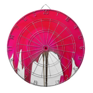 Cible De Fléchettes Moment capturé : Une Élégance Pétale Rose Rouge