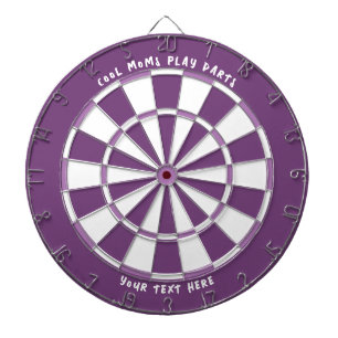 Cible De Fléchettes "MOMS COOL JOUER AUX DARTS" avec des couleurs et d