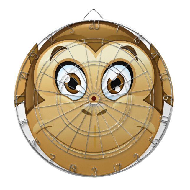 Cible De Fléchettes monkey emoji (Devant)