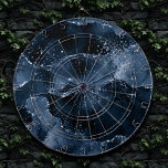 Cible De Fléchettes Moody Agate | Marine Denim Steel Blue Faux Parties<br><div class="desc">90s grunge inspiré sombre, sophistiqué aquarelle marbré pierre d'agate dans un ton de bijou moody profond avec faux feuille métallique et veines de parties scintillant dans un riche, dramatique avec tourbillons fluides abstraits et veines de parties scintillant. De la collection "Till Death Do Us Part", ce magnifique dégradé peint à...</div>