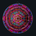 Cible De Fléchettes Mosaïque en verre tendu Abstrait #2<br><div class="desc">La mosaïque de verre tendu est Abstraite. Le design est disponible sur d'autres produits.</div>