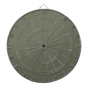 Cible De Fléchettes Moss Green Modern Dartboard Design - Personnalisab