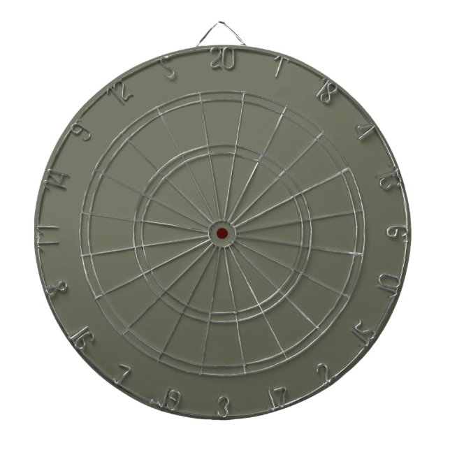 Cible De Fléchettes Moss Green Modern Dartboard Design - Personnalisab (Devant)