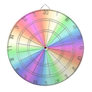 Cible De Fléchettes Motif arc-en-ciel 3