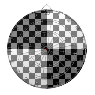 CIBLE DE FLÉCHETTES MOTIF CHECKERBOARD