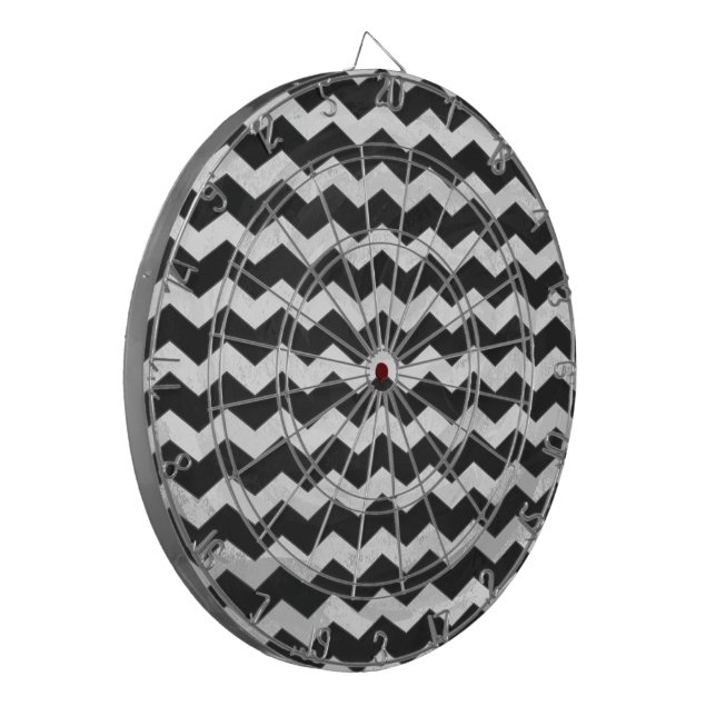 Cible De Fléchettes Motif Chevron Noir Kohl (Devant gauche)